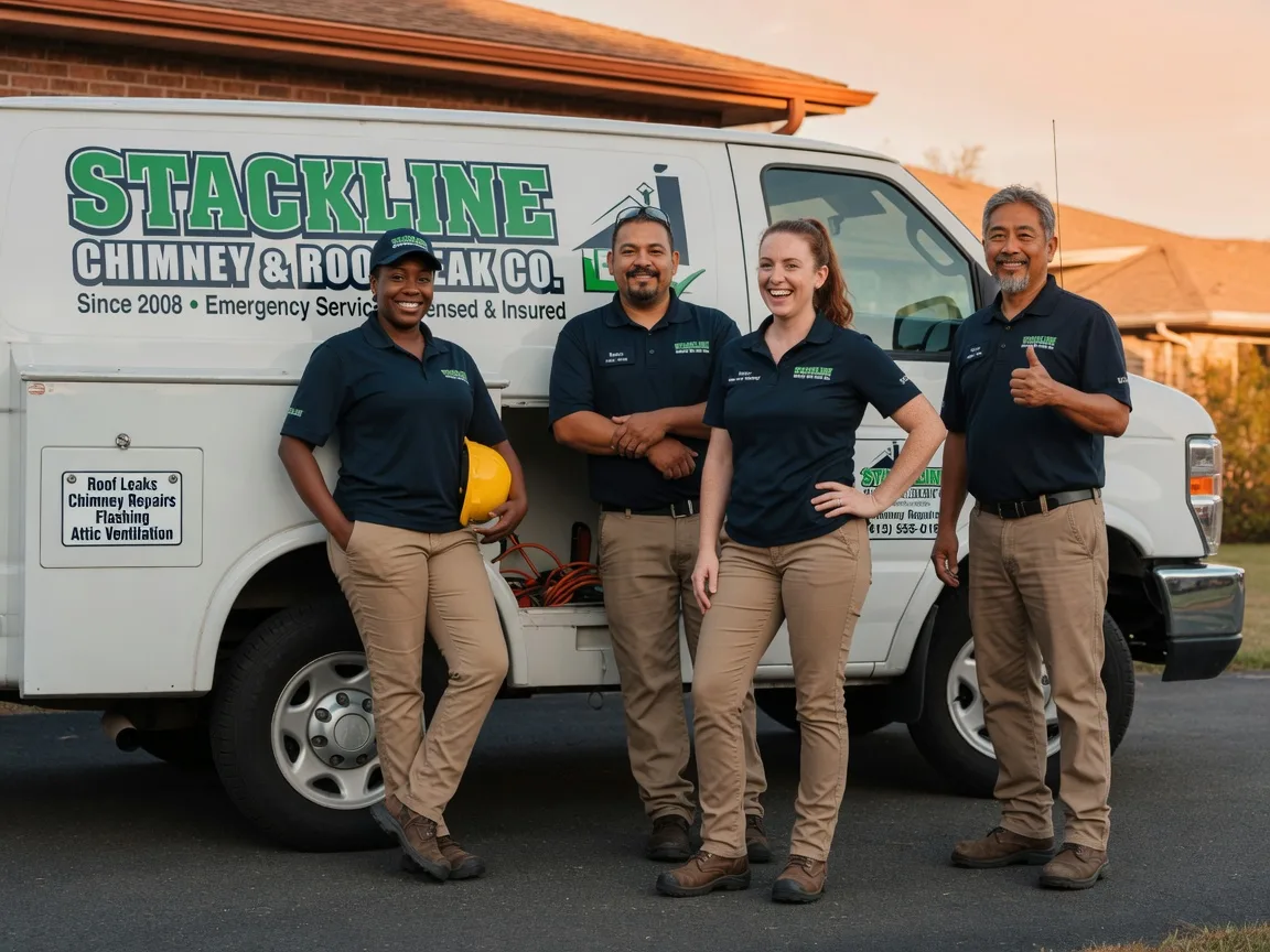 Chimney flashing repair company in Burlington, IA